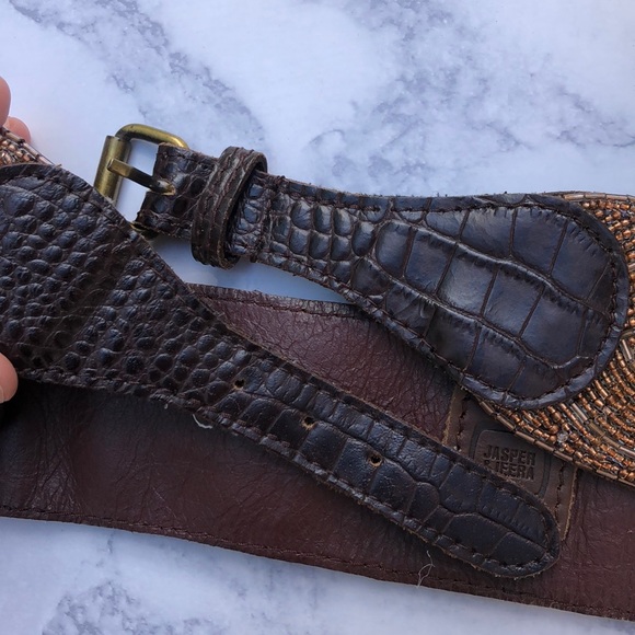 Beaded women’s belt - Picture 3 of 6